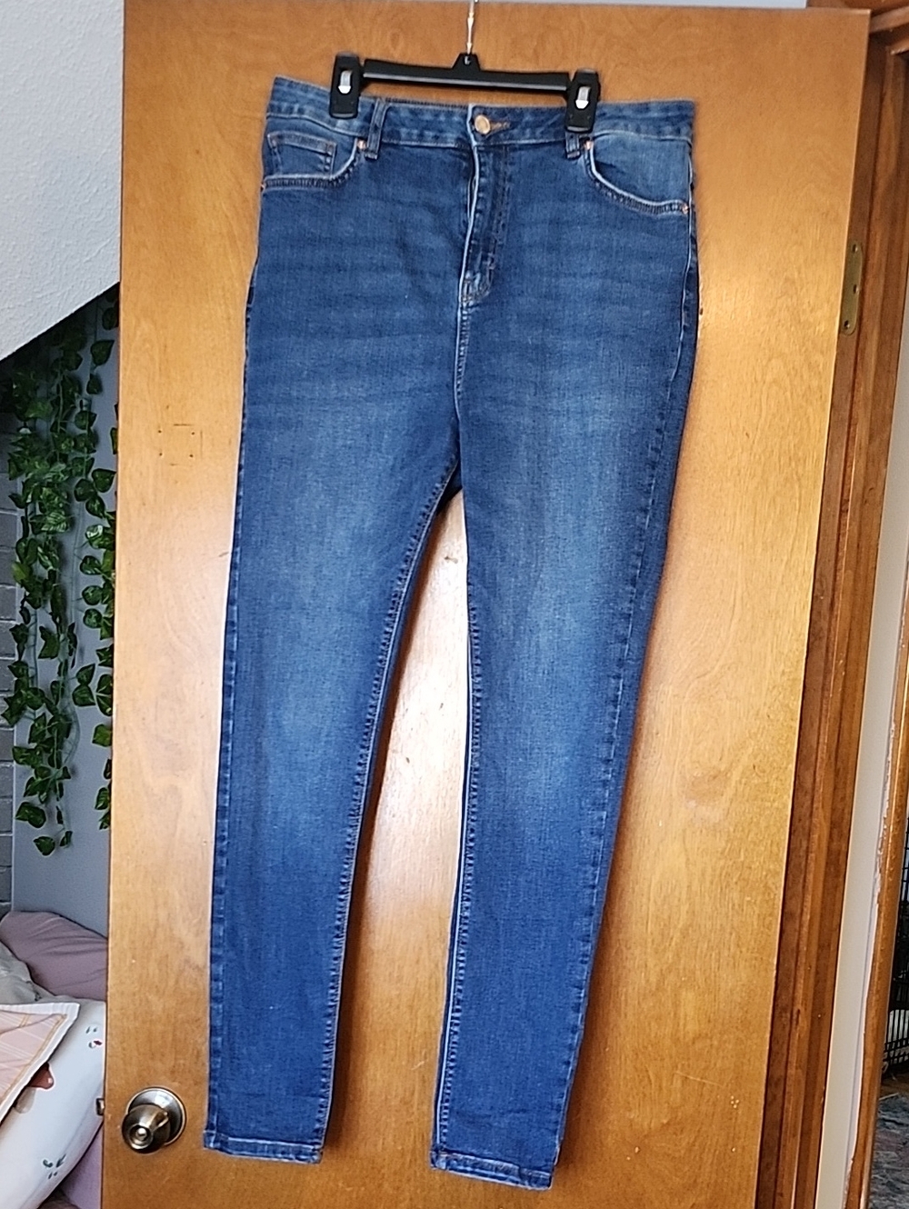 Primark Women's Skinny Jeans in Mid Blue Wash